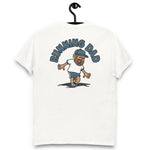 Running Brown Hair Tan Skin Tone No-Glasses Beard Dad T-Shirt