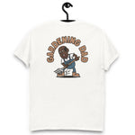 Gardening Black Hair Dark Skin Tone No-Glasses Bald Stubble Dad T-Shirt