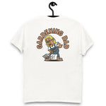 Gardening Blond Hair Tan Skin Tone Glasses Long Moustache & Chin Beard Dad T-Shirt