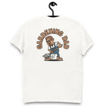 Gardening Brown Hair Tan Skin Tone Glasses Short Moustache & Chin Beard Dad T-Shirt
