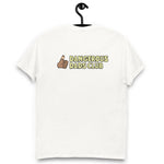 Dangerous Dads Club T-Shirt - yellow logo with tan thumb