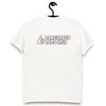 Dangerous Dads Club T-Shirt - red-blue outline logo