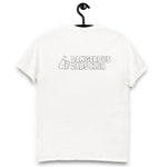 Dangerous Dads Club T-Shirt - grey outline logo