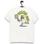 Tennis Blond Hair Light Skin Tone No-Glasses Short Beard Dad T-Shirt