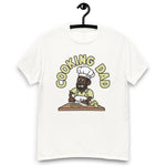 Cooking Black Hair Dark Skin Tone No-Glasses Beard Dad T-Shirt