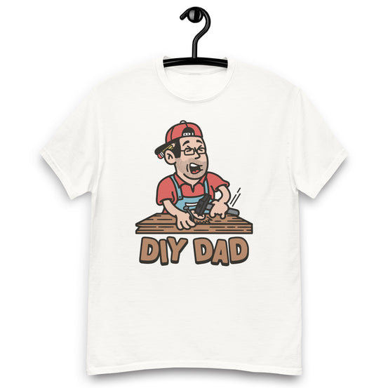 DIY Black Hair Light Skin Tone Glasses Stubble Dad T-Shirt