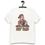 DIY Brown Hair Light Skin Tone No-Glasses Stubble Dad T-Shirt