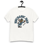 Mechanic Blond Hair Dark Skin Tone Glasses Moustache & Chin Beard Dad T-Shirt