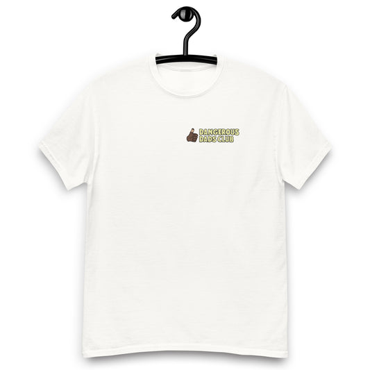 Cooking Brown Hair Dark Skin Tone Glasses Moustache Dad T-Shirt