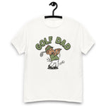 Golf Brown Hair Tan Skin Tone No-Glasses Stubble Dad T-Shirt
