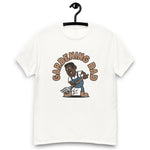 Gardening Black Hair Dark Skin Tone No-Glasses Short Moustache Dad T-Shirt