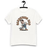 Gardening Black Hair Light Skin Tone No-Glasses Medium Moustache Dad T-Shirt