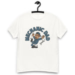 Mechanic Brown Hair Tan Skin Tone No-Glasses Stubble Dad T-Shirt