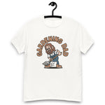 Gardening Brown Hair Light Skin Tone Glasses Long Beard Dad T-Shirt