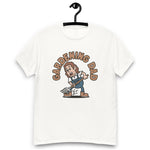 Gardening Brown Hair Light Skin Tone No-Glasses Long Stubble Dad T-Shirt