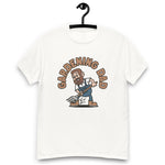 Gardening Brown Hair Light Skin Tone No-Glasses Short Beard Dad T-Shirt