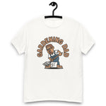 Gardening Brown Hair Tan Skin Tone Glasses Short Moustache & Chin Beard Dad T-Shirt