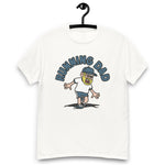 Running Blond Hair Light Skin Tone Glasses Beard Dad T-Shirt