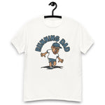 Running Brown Hair Tan Skin Tone Glasses Moustache & Chin Beard Dad T-Shirt