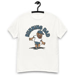 Running Brown Hair Tan Skin Tone No-Glasses Beard Dad T-Shirt