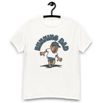 Running Brown Hair Tan Skin Tone No-Glasses Moustache & Chin Beard Dad T-Shirt