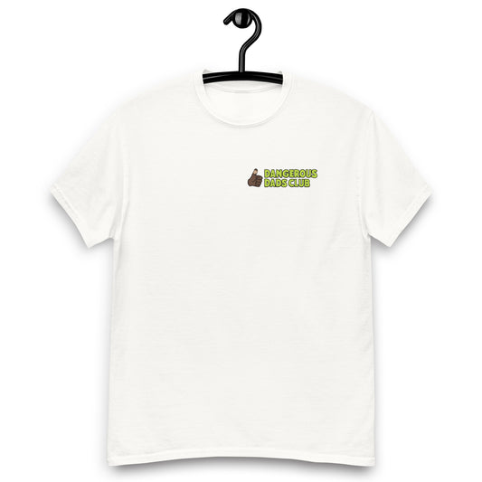 Dangerous Dads Club T-Shirt - L.Green logo with dark thumb
