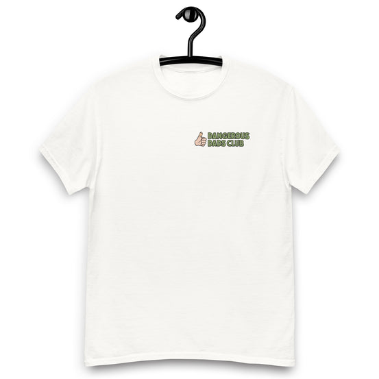 Dangerous Dads Club T-Shirt - Green logo with light thumb