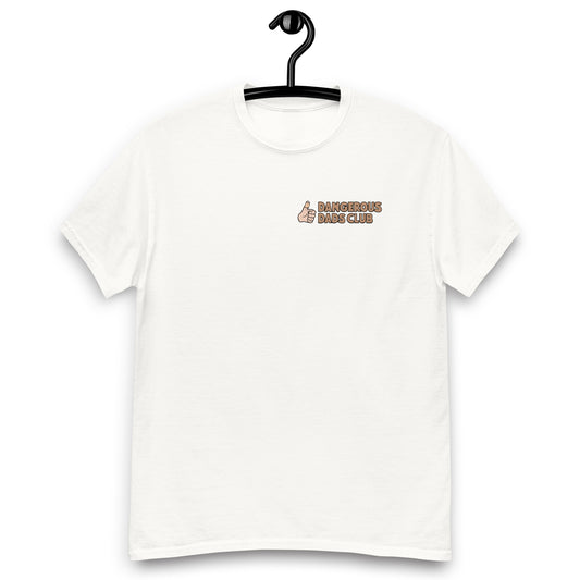 Dangerous Dads Club T-Shirt - Brown logo with light thumb