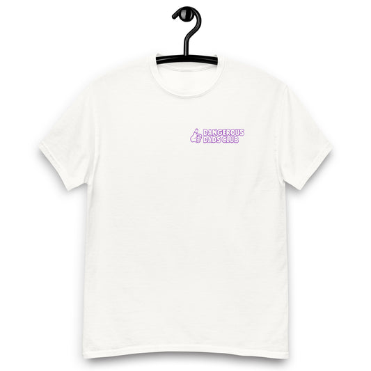 Dangerous Dads Club T-Shirt - purple outline logo