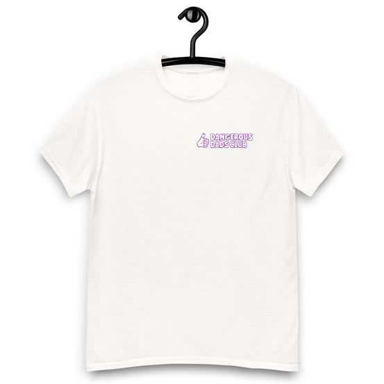 Dangerous Dads Club T-Shirt - purple outline logo