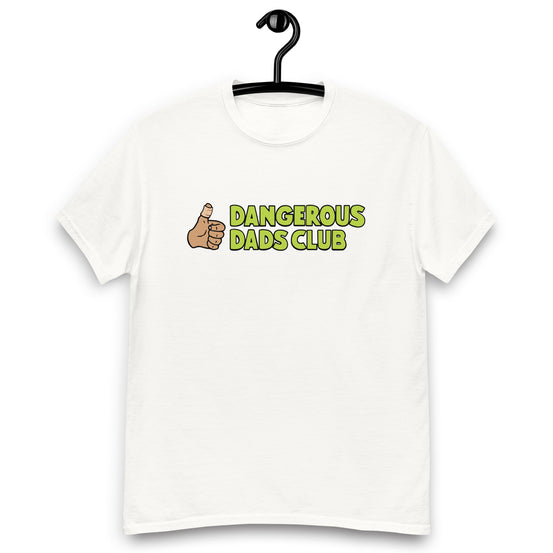 Dangerous Dads Club T-Shirt - L.green logo-tan thumb