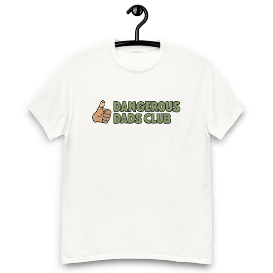 Dangerous Dads Club T-Shirt - Green logo-tan thumb
