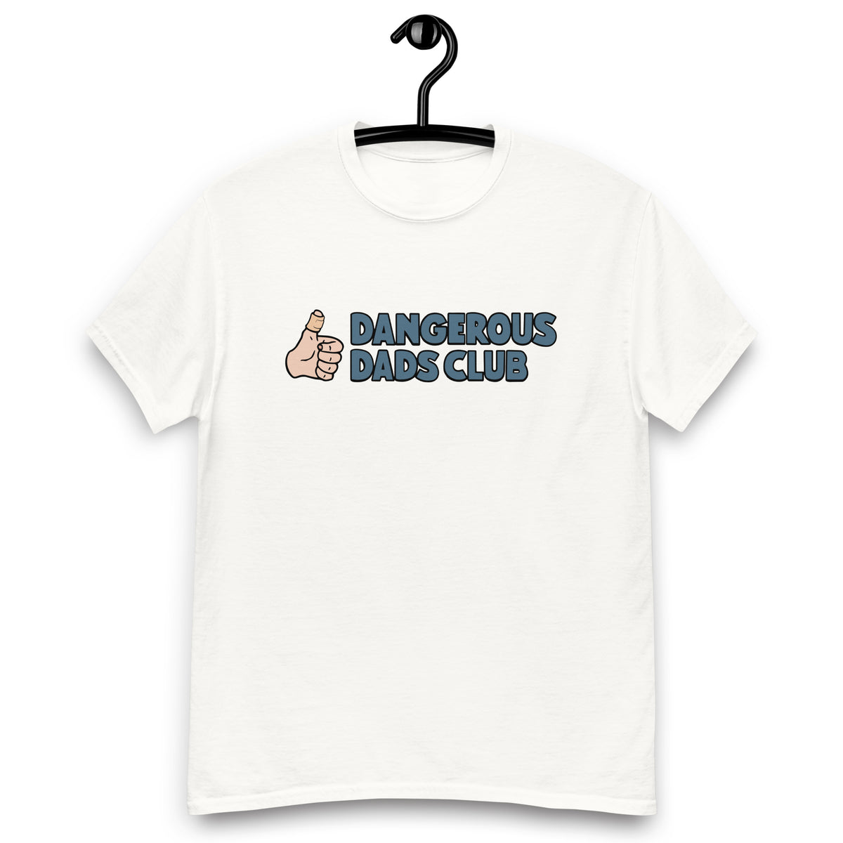 Dangerous Dads Club T-Shirt - Blue logo-light thumb
