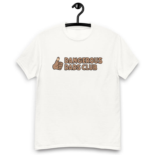 Dangerous Dads Club T-Shirt - Brown logo - tan thumb