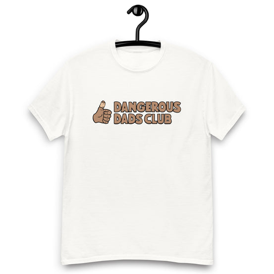 Dangerous Dads Club T-Shirt - Brown logo - tan thumb