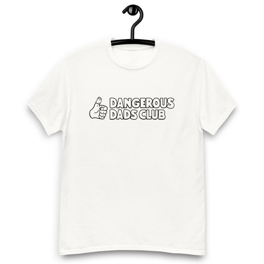 Dangerous Dads Club T-Shirt - Black outline logo