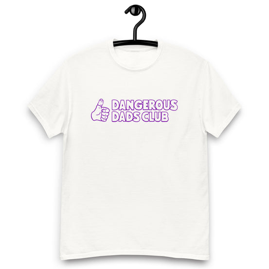 Dangerous Dads Club T-Shirt - purple outline logo