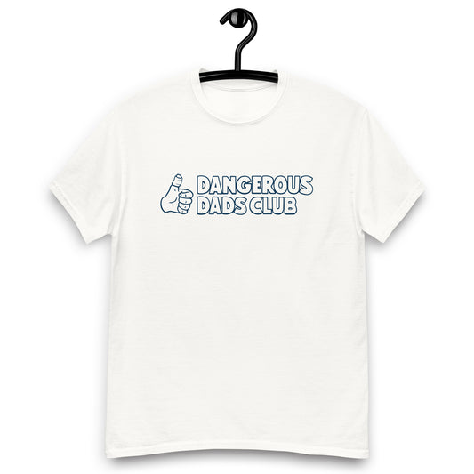 Dangerous Dads Club T-Shirt - Navy outline logo