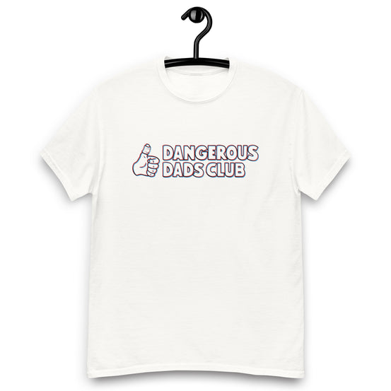 Dangerous Dads Club T-Shirt - Red-blue outline logo
