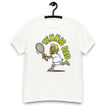 Tennis Blond Hair Tan Skin Tone No-Glasses Medium Beard Dad T-Shirt