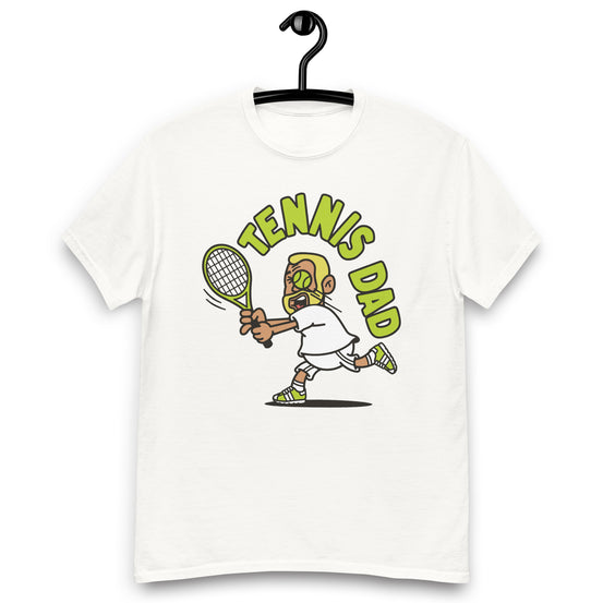 Tennis Blond Hair Tan Skin Tone No-Glasses Short Beard Dad T-Shirt