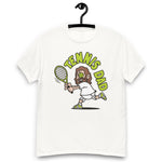 Tennis Brown Hair Light Skin Tone No-Glasses Long Beard Dad T-Shirt