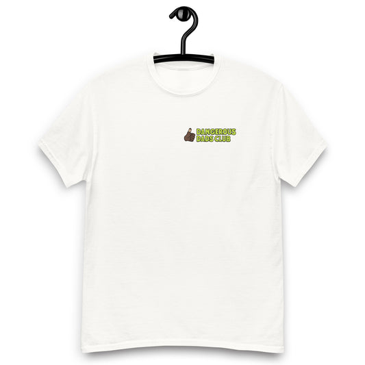 Tennis Blond Hair Dark Skin Tone No-Glasses Medium Beard Dad T-Shirt