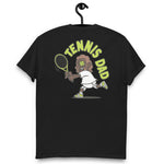 Tennis Brown Hair Dark Skin Tone No-Glasses Long Beard Dad T-Shirt