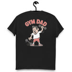 Gym Black Hair Light Skin Tone No-Glasses Medium Moustache & Chin Beard Dad T-Shirt