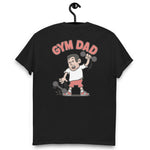 Gym Black Hair Light Skin Tone No-Glasses Short Stubble Dad T-Shirt