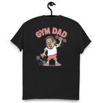 Gym Black Hair Tan Skin Tone Glasses Long Moustache & Chin Beard Dad T-Shirt