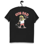 Gym Blond Hair Dark Skin Tone Glasses Long Beard Dad T-Shirt
