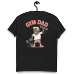 Gym Blond Hair Dark Skin Tone No-Glasses Medium Moustache & Chin Beard Dad T-Shirt
