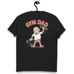 Gym Blond Hair Light Skin Tone No-Glasses Bald Stubble Dad T-Shirt